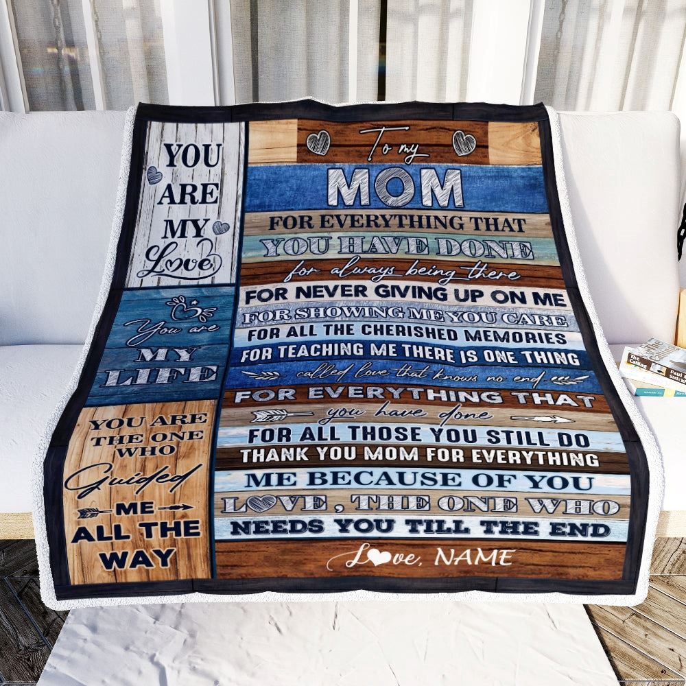 To My Mom Blanket From Daughter Son Child You Are My Life Travel For Mom, Mother Day Blanket, Personalized Blanket For Mom To My Mom Blanket From Daughter Son Child You Are My Life Travel For Mom, Mother Day Blanket, Personalized Blanket For Mom