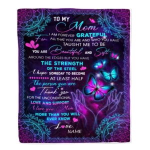 To My Mom Blanket From Daughter Son…