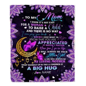 To My Mom Blanket from Daughter I…