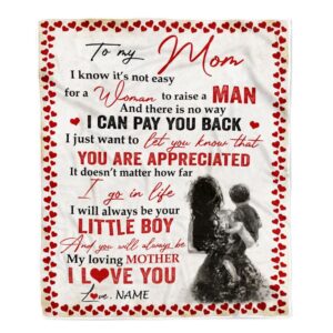 To My Mom Blanket from Son You…
