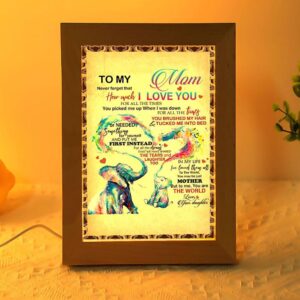 To My Mom From Daughter Frame Lamp,…