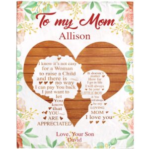 To My Mom From Son Mothers Day…