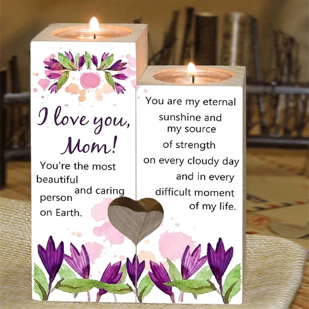 To My Mom Heart Candle Holders, You Are My Eternal Sunshine, Heart Candle Holder Gifts For Mom, Mothers Day Candle To My Mom Heart Candle Holders, You Are My Eternal Sunshine, Heart Candle Holder Gifts For Mom, Mothers Day Candle