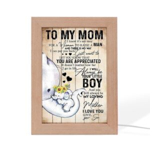 To My Mom I Know It s Not Easy To Raise A Child Mother s Day Frame Lamp Picture Frame Light Frame Lamp Mother s Day Gifts 2 rviyuv.jpg