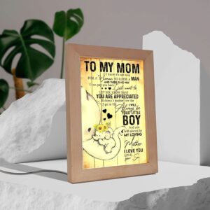 To My Mom I Know It s Not Easy To Raise A Child Mother s Day Frame Lamp Picture Frame Light Frame Lamp Mother s Day Gifts 3 vmznmg.jpg