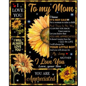To My Mom I Love You Appreciated…