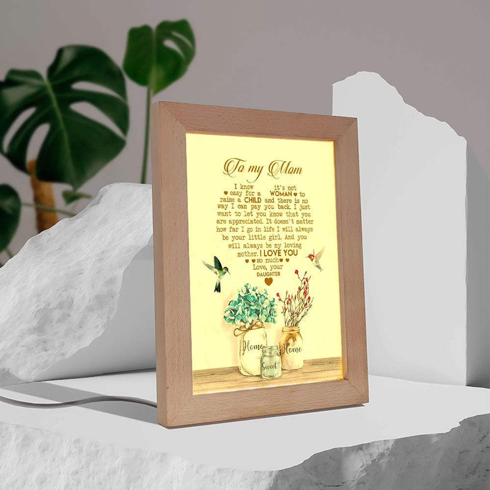 To My Mom I Love You Frame Lamp, Picture Frame Light, Frame Lamp, Mother’s Day Gifts To My Mom I Love You Frame Lamp, Picture Frame Light, Frame Lamp, Mother’s Day Gifts