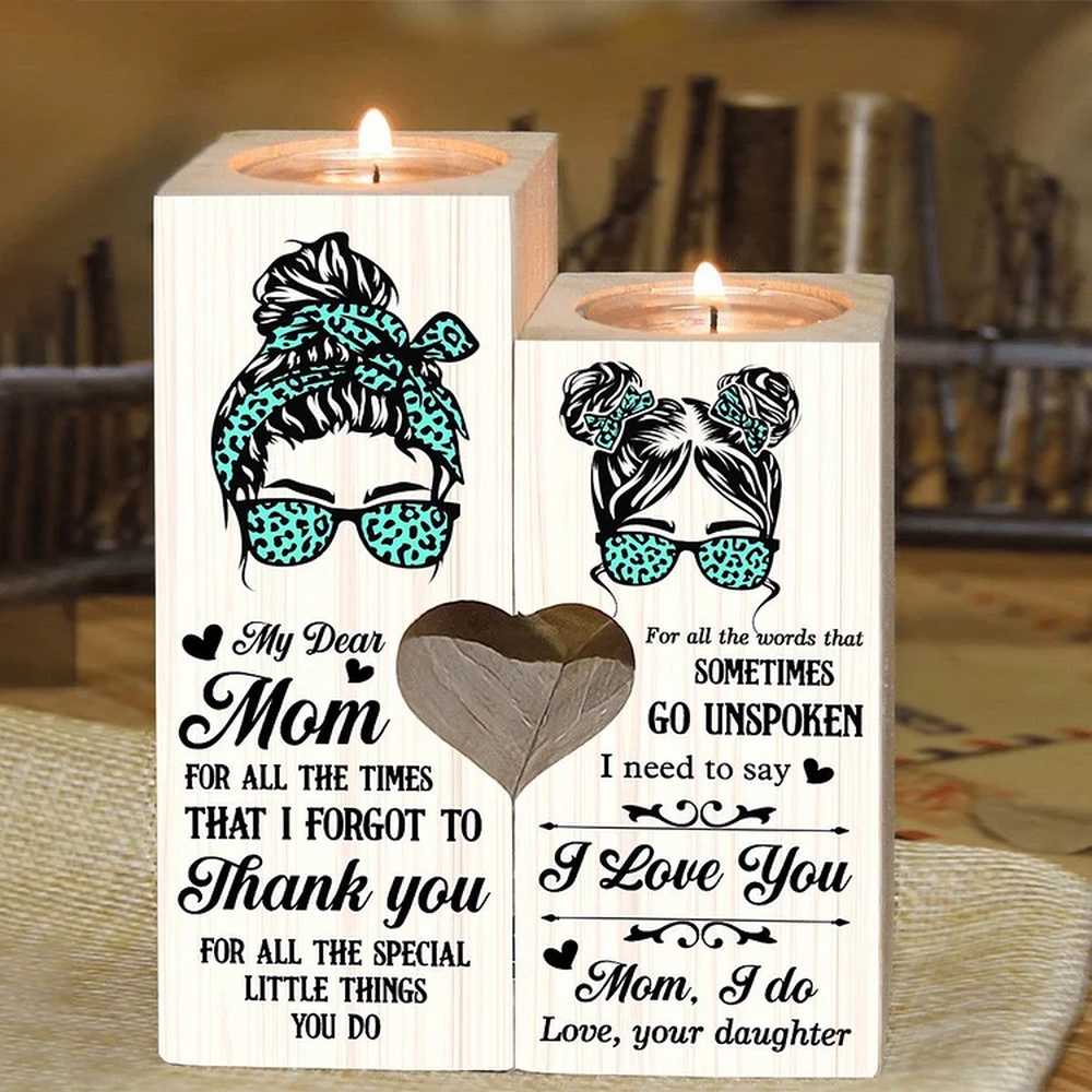 To My Mom, I Need To Say I Love You Candle Holder, Mothers Day Candle