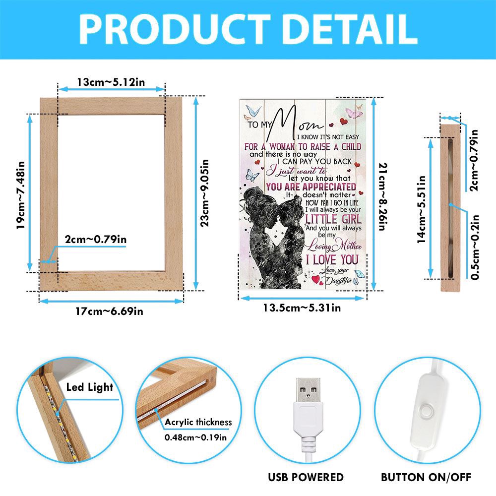 To My Mom If I Could Give You One Thing Mother’s Day Frame Lamp, Picture Frame Light, Frame Lamp, Mother’s Day Gifts To My Mom If I Could Give You One Thing Mother’s Day Frame Lamp, Picture Frame Light, Frame Lamp, Mother’s Day Gifts