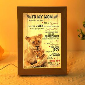 To My Mom Lion Son Mother’s Day…