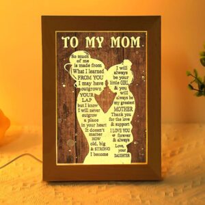 To My Mom Love From Daughter Mother’s…