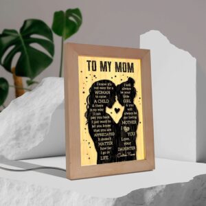 To My Mom Love From Daughter Personalized Mother s Day Frame Lamp Picture Frame Light Frame Lamp Mother s Day Gifts 3 oocxjz.jpg