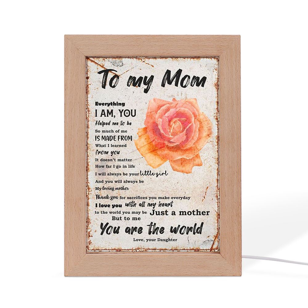 To My Mom Love From Daughter Rose Mother’s Day Frame Lamp, Picture Frame Light, Frame Lamp, Mother’s Day Gifts To My Mom Love From Daughter Rose Mother’s Day Frame Lamp, Picture Frame Light, Frame Lamp, Mother’s Day Gifts