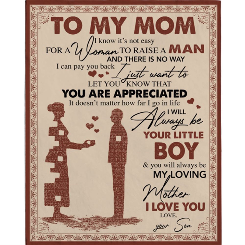 To My Mom Not Easy Raise Child I Love You Mothers Day Gift Ideas For Mom From Son Blanket, Blankets For Mothers Day To My Mom Not Easy Raise Child I Love You Mothers Day Gift Ideas For Mom From Son Blanket, Blankets For Mothers Day