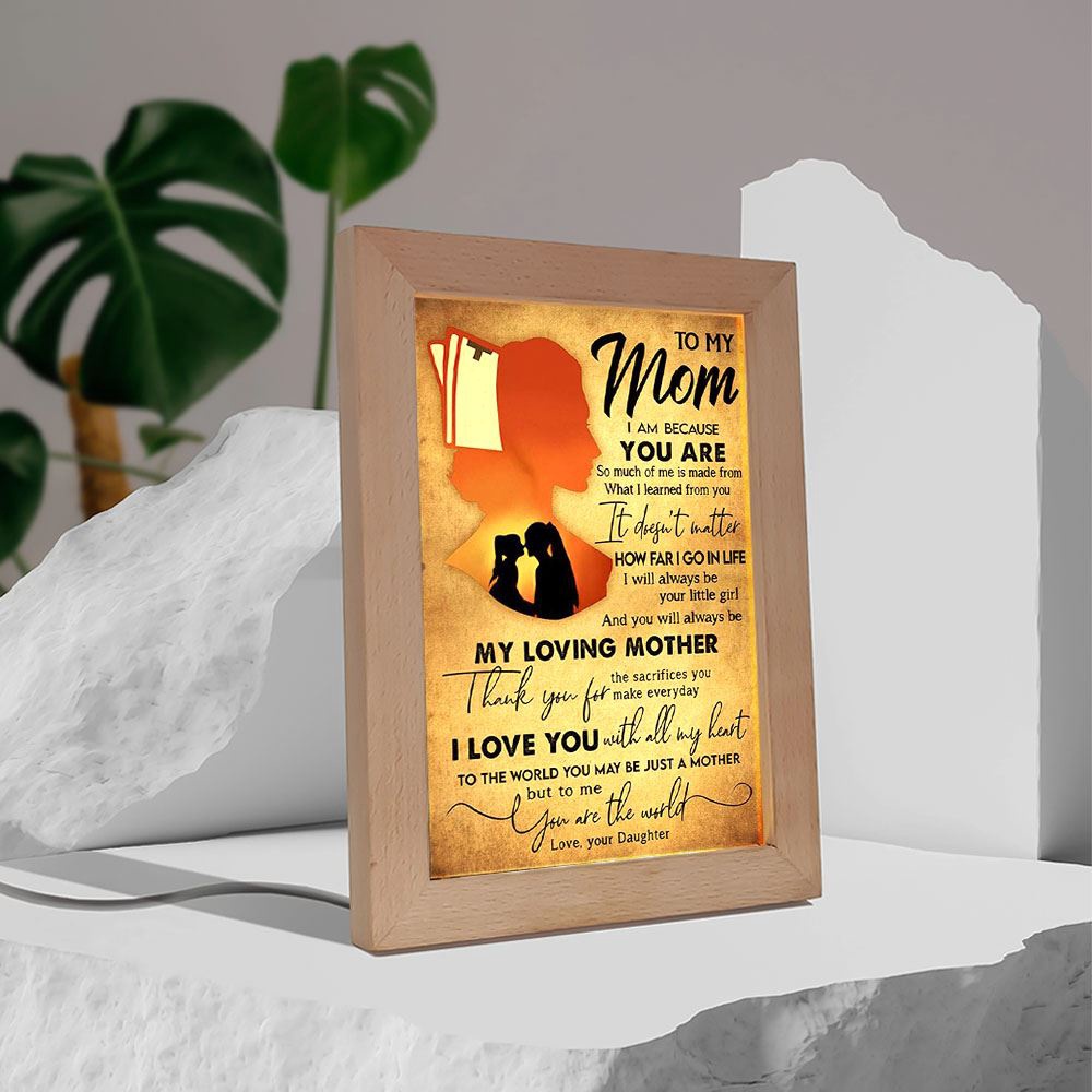 To My Mom You Always Be My Loving Mother Frame Lamp, Picture Frame Light, Frame Lamp, Mother’s Day Gifts To My Mom You Always Be My Loving Mother Frame Lamp, Picture Frame Light, Frame Lamp, Mother’s Day Gifts