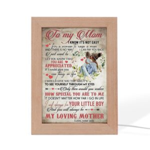 To My Mom You Will Always My Loving Mother Frame Lamp Picture Frame Light Frame Lamp Mother s Day Gifts 2 honfig.jpg