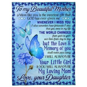 To My Mommy Blanket From Kids Lives…