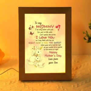 To My Mommy Happy Mother’S Day Frame…