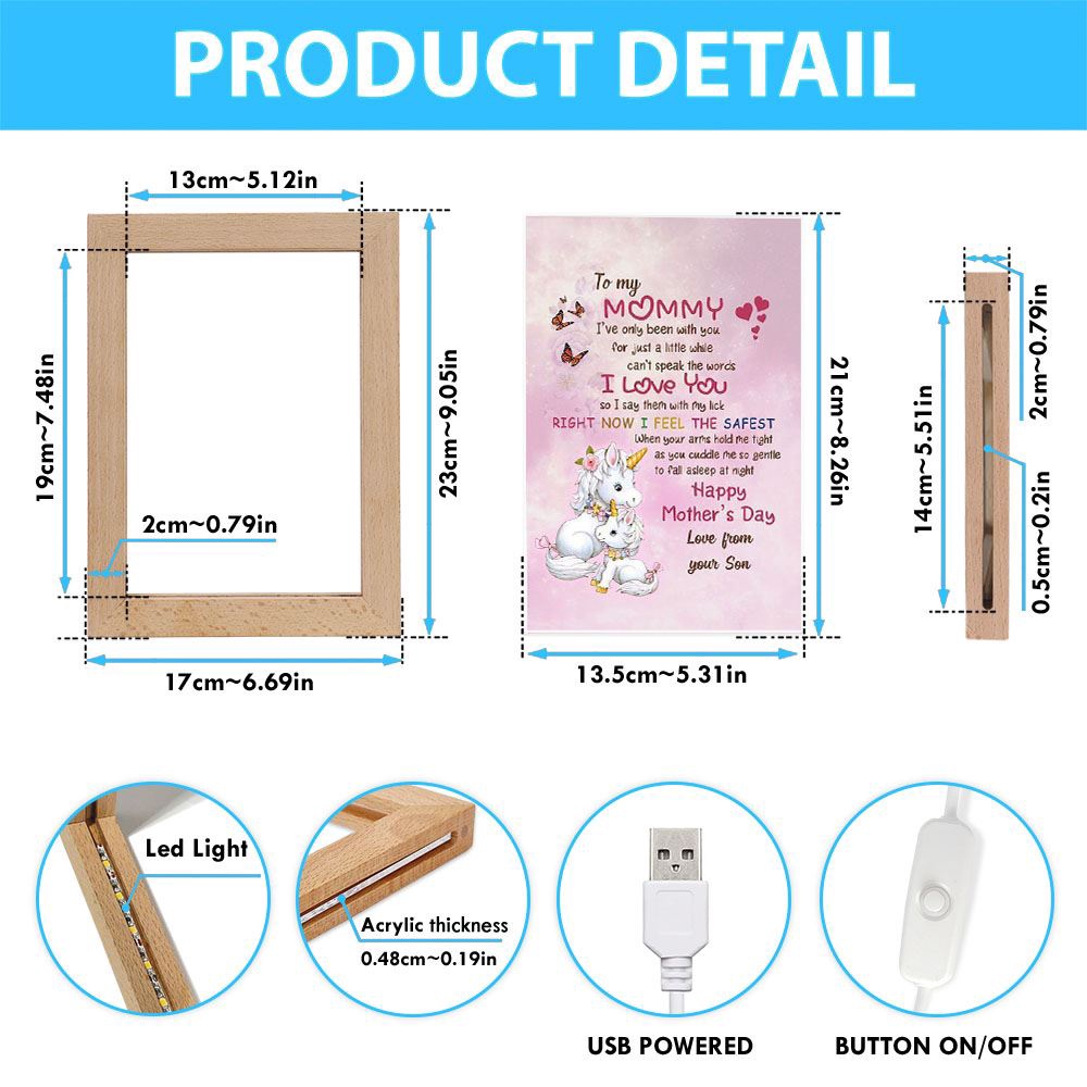 To My Mommy Happy Mother’S Day Frame Lamp, Picture Frame Light, Frame Lamp, Mother’s Day Gifts To My Mommy Happy Mother’S Day Frame Lamp, Picture Frame Light, Frame Lamp, Mother’s Day Gifts
