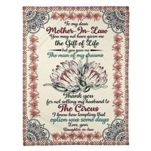 To My Mother-In-Law Blanket Flower You Gave…