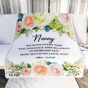 To My Nanny Blanket From Kids How Much We Love You Mother Day Blanket Personalized Blanket For Mom 2 rfgwug.jpg