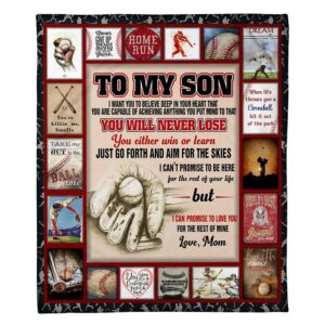 To My Son Blanket From Father Mother…