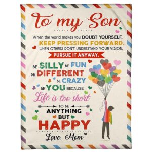 To My Son Blanket From Father Mother…