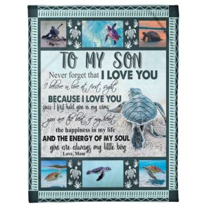 To My Son Blanket From Father Mother…