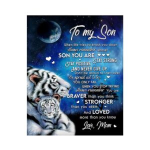 To My Son Blanket From Father Mother…