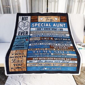 To My Special Aunt Blanket From Niece Nephew Wood Letter Mother Day Blanket Personalized Blanket For Mom 2 umptoi.jpg