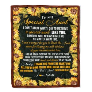 To My Special Aunt Blanket from Niece Nephew Thank you Mother Day Blanket Personalized Blanket For Mom 1 tuu0nz.jpg