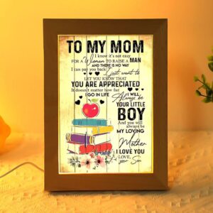 To My Teacher Mom Floral Frame Lamp Mother S Day Gift Picture Frame Light Frame Lamp Mother s Day Gifts 1 su4zij.jpg