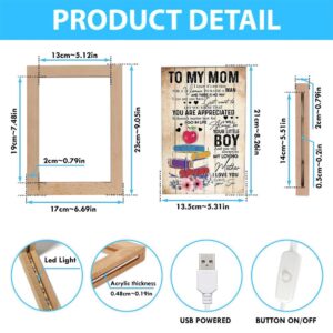 To My Teacher Mom Floral Frame Lamp Mother S Day Gift Picture Frame Light Frame Lamp Mother s Day Gifts 4 aertx3.jpg