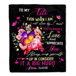 To My Titi From Niece Nephew Blanket It A Big Hug I Love You Mother Day Blanket Personalized Blanket For Mom 1 wwhfn2.jpg