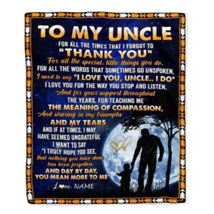 To My Uncle Blanket From Niece Nephew Thank You Grateful Love Mother Day Blanket Personalized Blanket For Mom 1 gn4pho.jpg