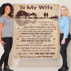 To My WifeI Love You Husband Guitar Tree Gift Ideas Blanket Blankets For Mothers Day 2 ttiebr.jpg