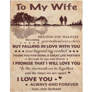 To My Wife Guitar I Love You Forever Always Husband Gift Ideas Blanket Blankets For Mothers Day 1 cxqa4f.jpg