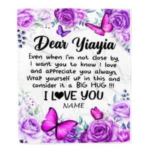 To My Yiayia Blanket From Kids Butterfly…