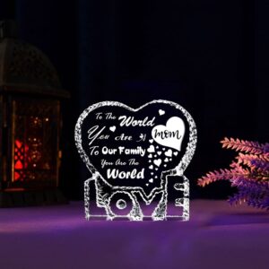 To Our Family You Are The World Mom Heart Crystal Mother Day Heart Mother s Day Gifts 6 y8bn7j.jpg
