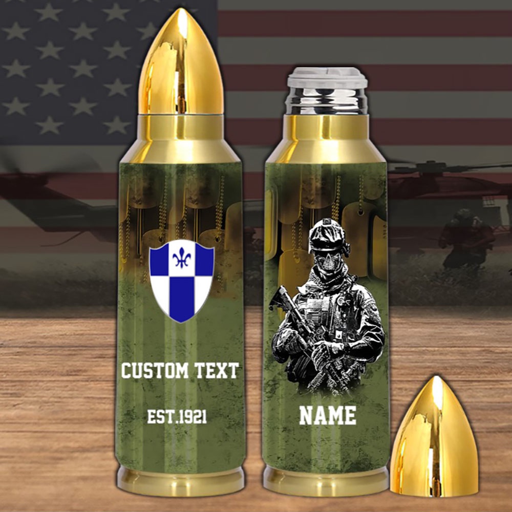 Veteran Army Reserve Training Divisions 345th Infantry Regiment Bullet Tumbler, Army Tumbler, Bullet Tumbler, Military Tumbler