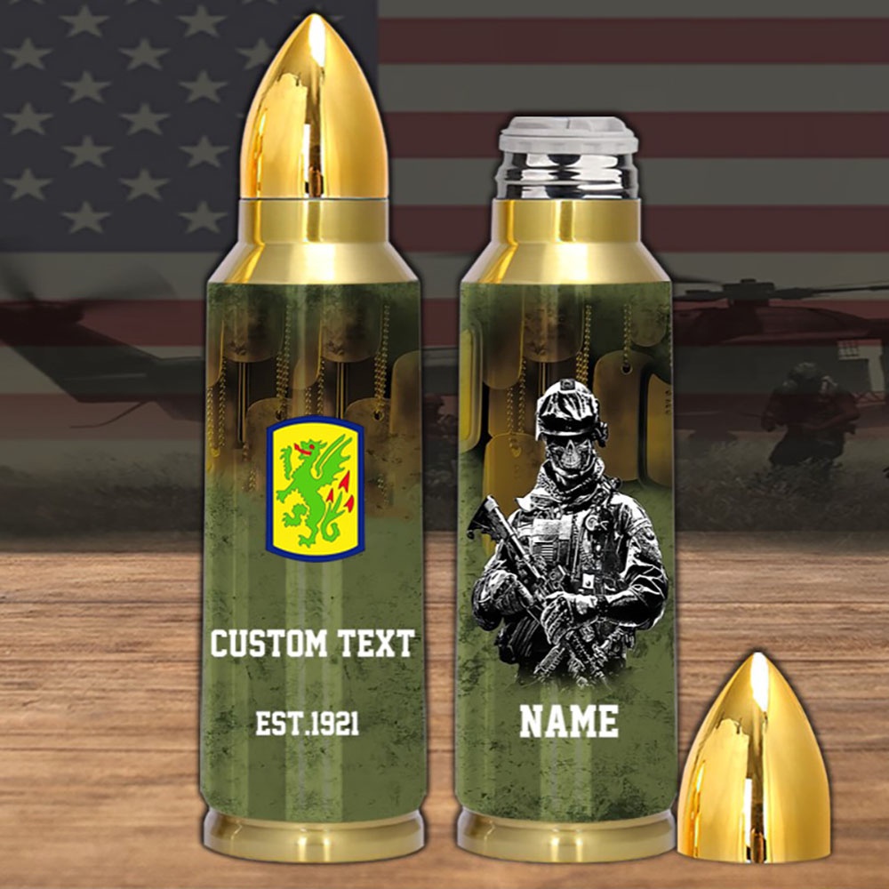 Veteran Army Reserve Training Divisions 415th Chemical Brigade Bullet Tumbler, Army Tumbler, Bullet Tumbler, Military Tumbler