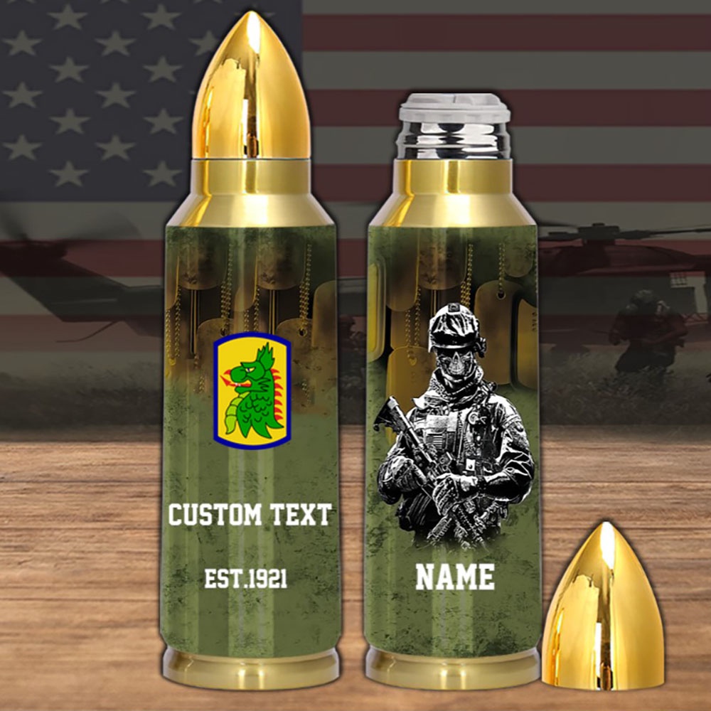 Veteran Army Reserve Training Divisions 455th Chemical Brigade Bullet Tumbler, Army Tumbler, Bullet Tumbler, Military Tumbler