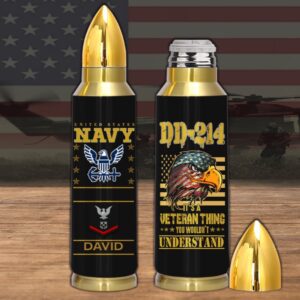 Veteran Custom Bullet Tumbler DD-214 It’s A…