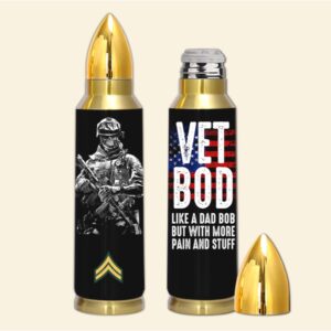 Veteran Custom Bullet Tumbler Vet Bod Like…