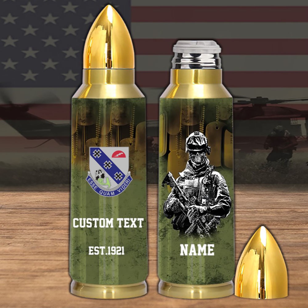 Veteran First US Army 309th lnfantry Brigade Bullet Tumbler, Army Tumbler, Bullet Tumbler, Military Tumbler, Personalized Gift