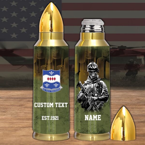Veteran First US Army 312th Infantry Brigade Bullet Tumbler, Army Tumbler, Bullet Tumbler, Military Tumbler, Personalized Gift