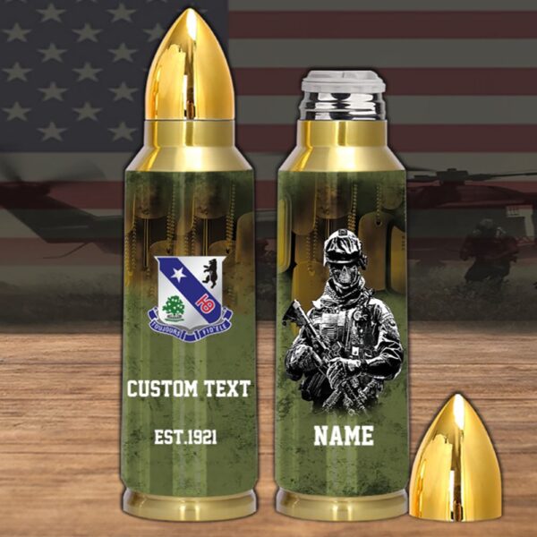 Veteran First US Army 3rd Battalion 360th Regiment Bullet Tumbler, Army Tumbler, Bullet Tumbler, Military Tumbler, Personalized Gift