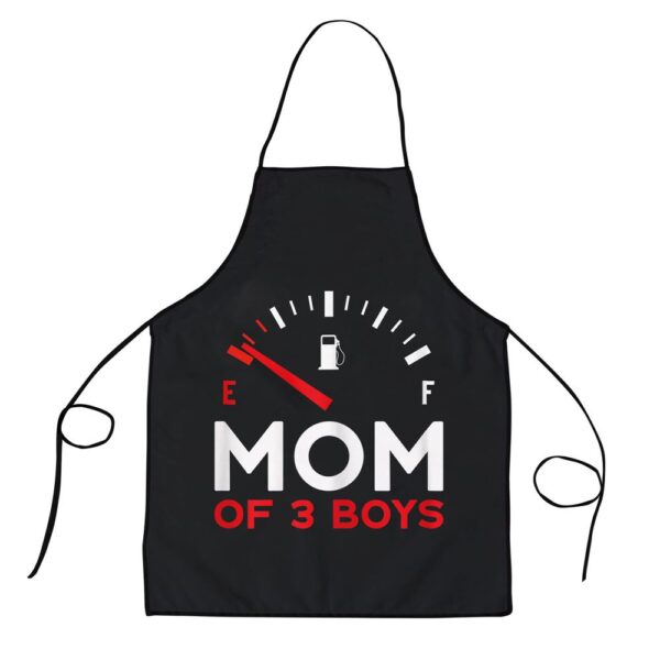 Womens Mother of 3 Boys Mothers Day Mom Apron, Aprons For Mother’s Day, Mother’s Day Gifts