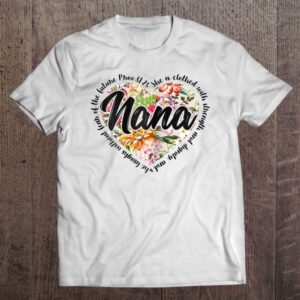 Womens Ord Floral Nana Mothers Day Christian…