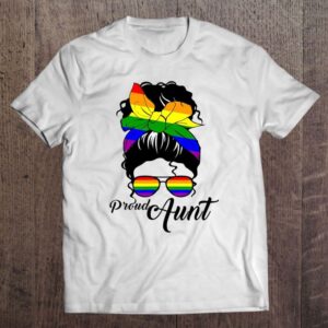 Womens Proud Aunt Mother’s Day Gay Pride…